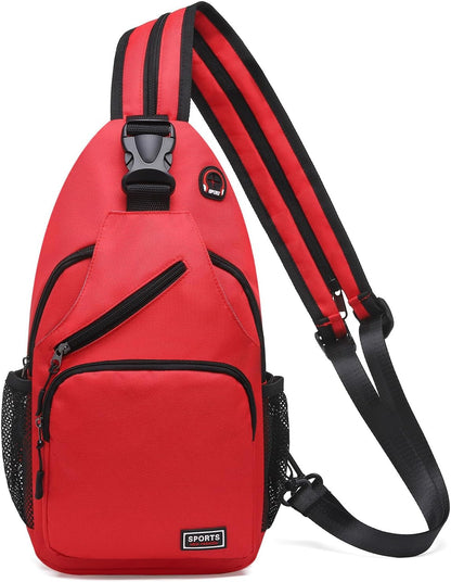 Convertible Sling Bag for Women Men Fit for 7.9" Tablet Yellow | Lightweight Mini Crossbody Backpack Daypack Anti-theft with Water Bottle Holder for Casual Travel Sport Hiking