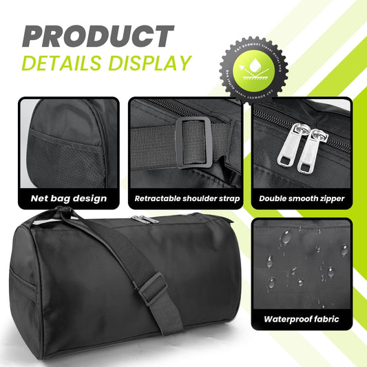 Small Travel Duffel Bag Foldable Waterproof Gym Bag for Gym Beach Swim Bags Men Women Duffle Bag Lightweight Oxford Cloth Sports Bags -Yellow