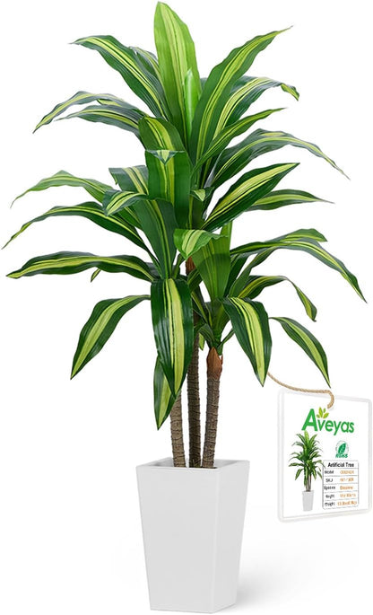 6ft Artificial Bird of Paradise Tree for Home Decor, 6 Feet Faux Floor Plant Fake Silk Banana Leaf Tropical Trees with Pot for Indoor Outdoor House Living Room (6 ft Tall Including Raised Pot)