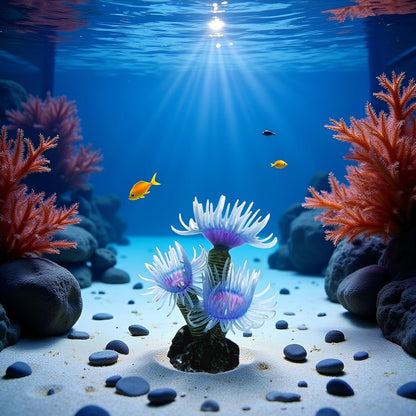 Blue Fish Tank Artificial Coral Simulation Decoration Aquarium Landscape Ornament - Useful and Professional Aquarium Decor