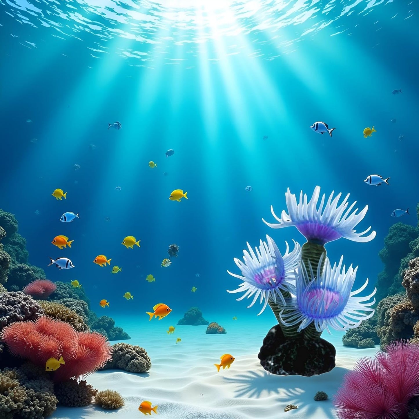 Blue Fish Tank Artificial Coral Simulation Decoration Aquarium Landscape Ornament - Useful and Professional Aquarium Decor