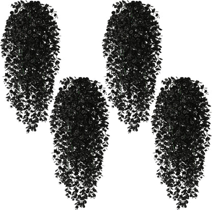 4Pcs Fake Hanging Plants 2.7FT Fake Plants Fake Vines Greenery | UV Resistant Faux Outdoor Plants Ivy Vines for Modern Boho Patio Outdoor Indoor Party Wall Porch Gazebo Aesthetic Decor