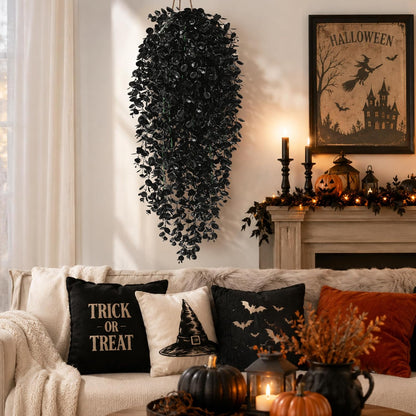 4Pcs Fake Hanging Plants 2.7FT Fake Plants Fake Vines Greenery | UV Resistant Faux Outdoor Plants Ivy Vines for Modern Boho Patio Outdoor Indoor Party Wall Porch Gazebo Aesthetic Decor