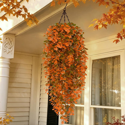 4Pcs Fake Hanging Plants 2.7FT Fake Plants Fake Vines Greenery | UV Resistant Faux Outdoor Plants Ivy Vines for Modern Boho Patio Outdoor Indoor Party Wall Porch Gazebo Aesthetic Decor