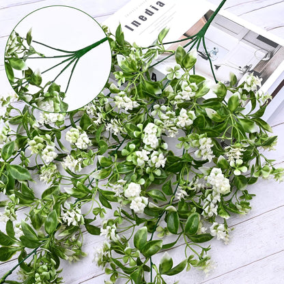 4Pcs Fake Hanging Plants 2.7FT Fake Plants Fake Vines Greenery | UV Resistant Faux Outdoor Plants Ivy Vines for Modern Boho Patio Outdoor Indoor Party Wall Porch Gazebo Aesthetic Decor