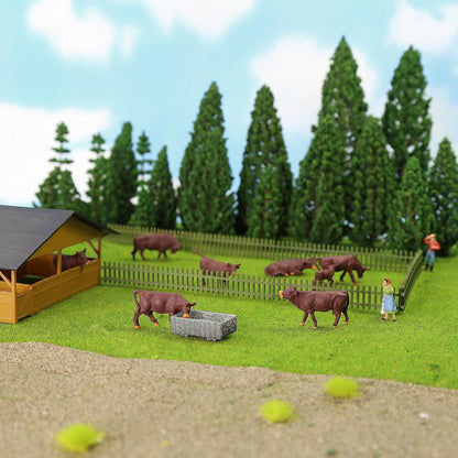 Artificial Model Grass Mat Trains Grass Green 40x200cm or 15.7‘’ x 78'' for Decoration Craft Scenery Model DIY CP2138 (Grass Green)