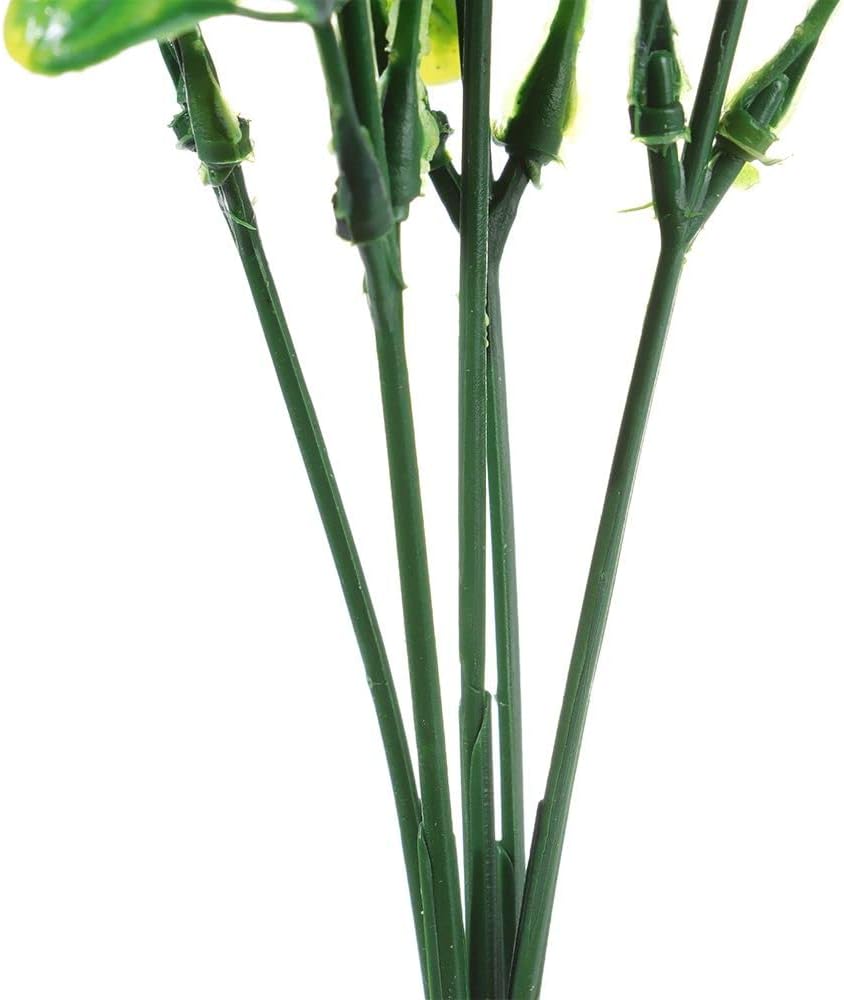 3Pcs Artificial Lemon Branch with Green Leaves Artificial Fruit Lemon Tree Greenery Decoration for Home Table Holiday Farmhouse Garden(14.17inch)