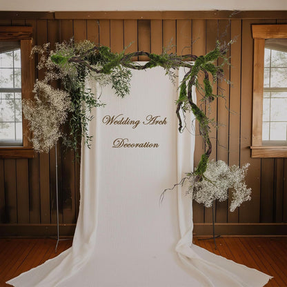 78.9"Large Faux Tree Trunk Hanging Moss Vines Garland Wall Forest Halloween | Bendable Artificial Craft Tall Tree Branches Grape for Haunted Mansion Wedding Arch Room Outdoor Mantel Greenery Decoration