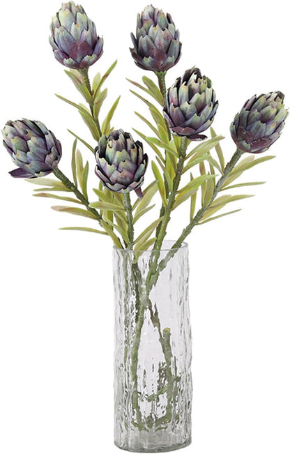 3Pcs 21.7" Artificial King Protea Flowers Fake Protea Cynaroides