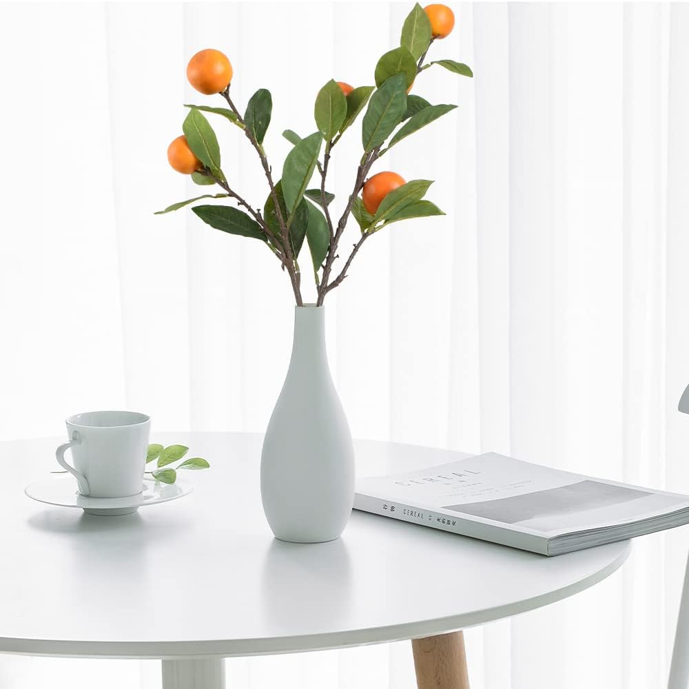 Artificial Fruit Branches Artificial Apple Highly Simulation Lifelike Model for Vase Home Party Decoration (2pcs Apple Branches)