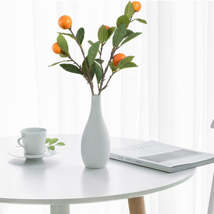 Artificial Fruit Branches Artificial Apple Highly Simulation Lifelike Model for Vase Home Party Decoration (2pcs Apple Branches)