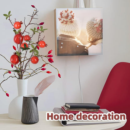 Artificial Fruit Branches Artificial Apple Highly Simulation Lifelike Model for Vase Home Party Decoration (2pcs Apple Branches)