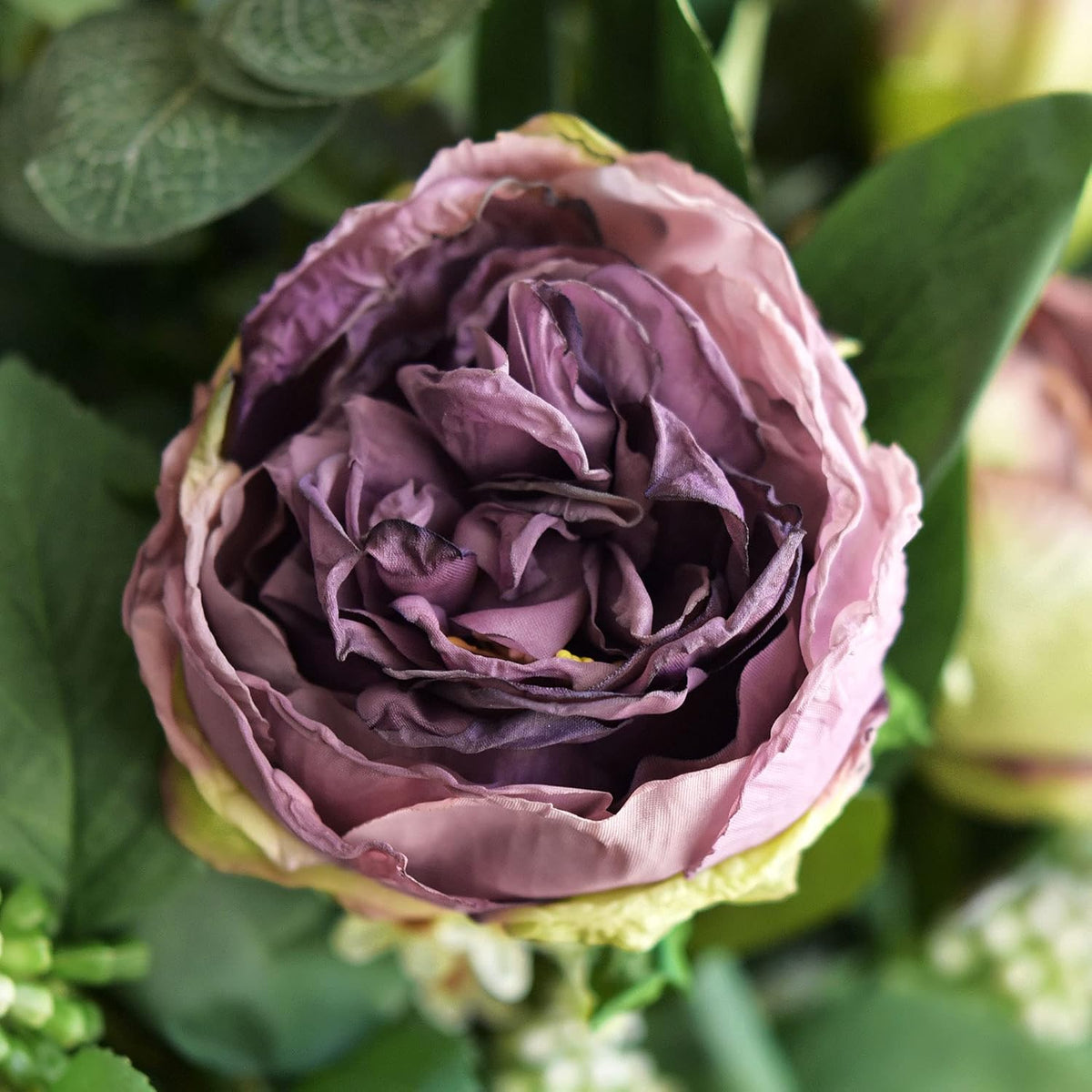 Artificial Peony Bouquet, Pink, Beige & Green Silk Flowers for Wedding Centerpieces, Bridal Bouquets & Home Decor – Spring Waltz