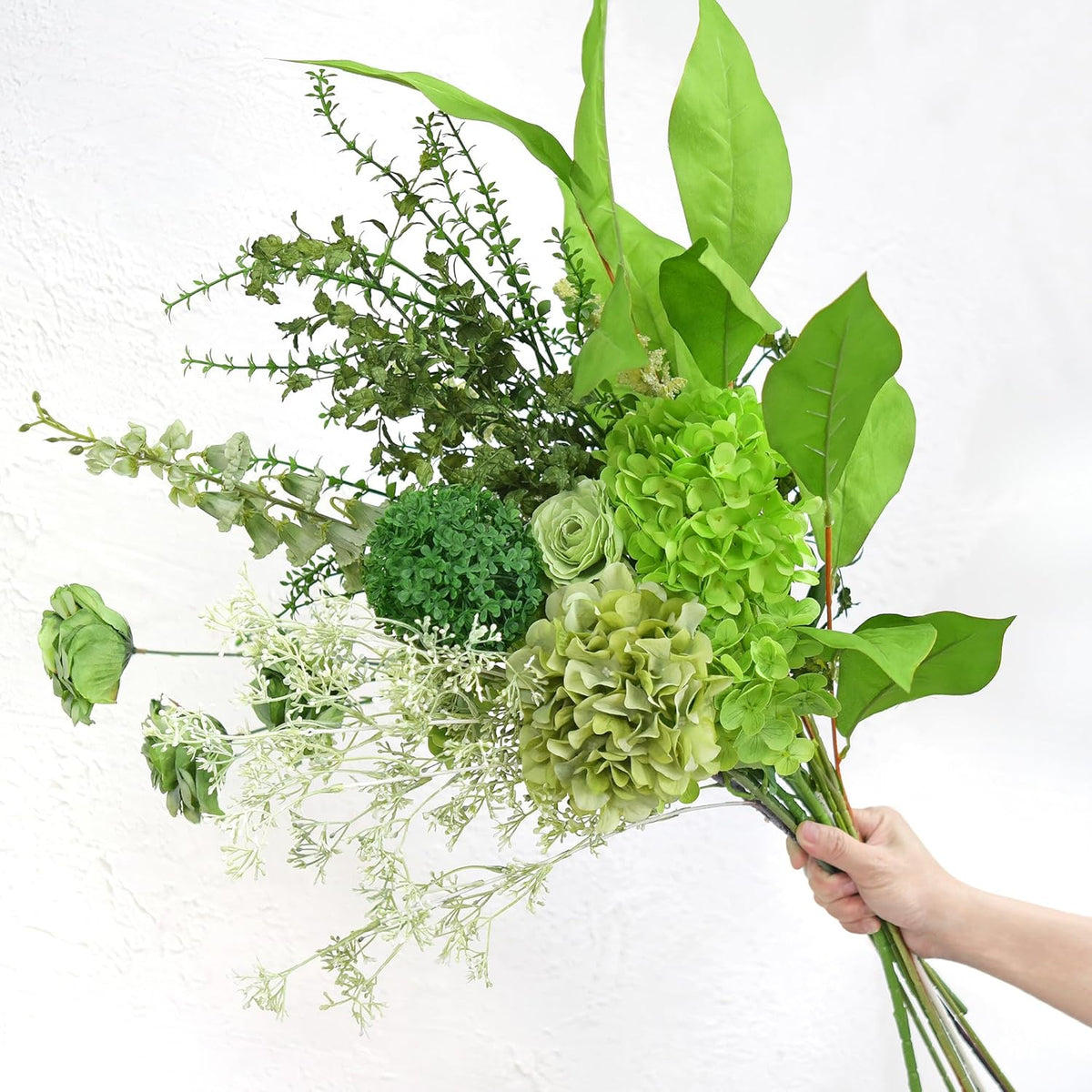 Artificial Peony Bouquet, Pink, Beige & Green Silk Flowers for Wedding Centerpieces, Bridal Bouquets & Home Decor – Spring Waltz