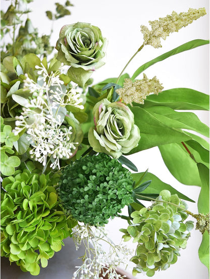 Artificial Peony Bouquet, Pink, Beige & Green Silk Flowers for Wedding Centerpieces, Bridal Bouquets & Home Decor – Spring Waltz