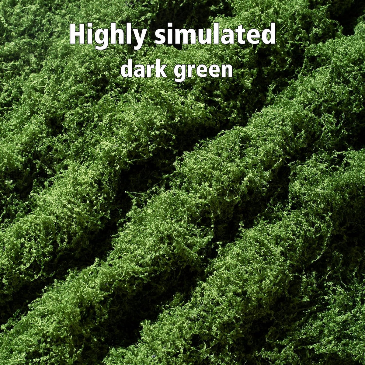 Artificial Moss mat, Green, 39.37 x 39.37 inches (Dark Green), Waterproof Indoor and Outdoor Decorative Moss mat, Fake Moss Wall Decorative Flower Decoration for Craftsmanship