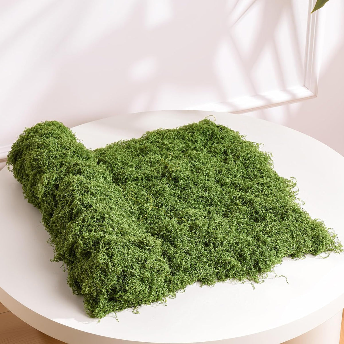 Artificial Moss mat, Green, 39.37 x 39.37 inches (Dark Green), Waterproof Indoor and Outdoor Decorative Moss mat, Fake Moss Wall Decorative Flower Decoration for Craftsmanship