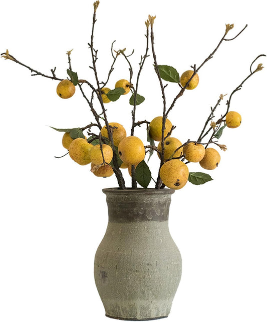 3PCS Artificial Pear Tree Branches Fake Pear Fruit Spur