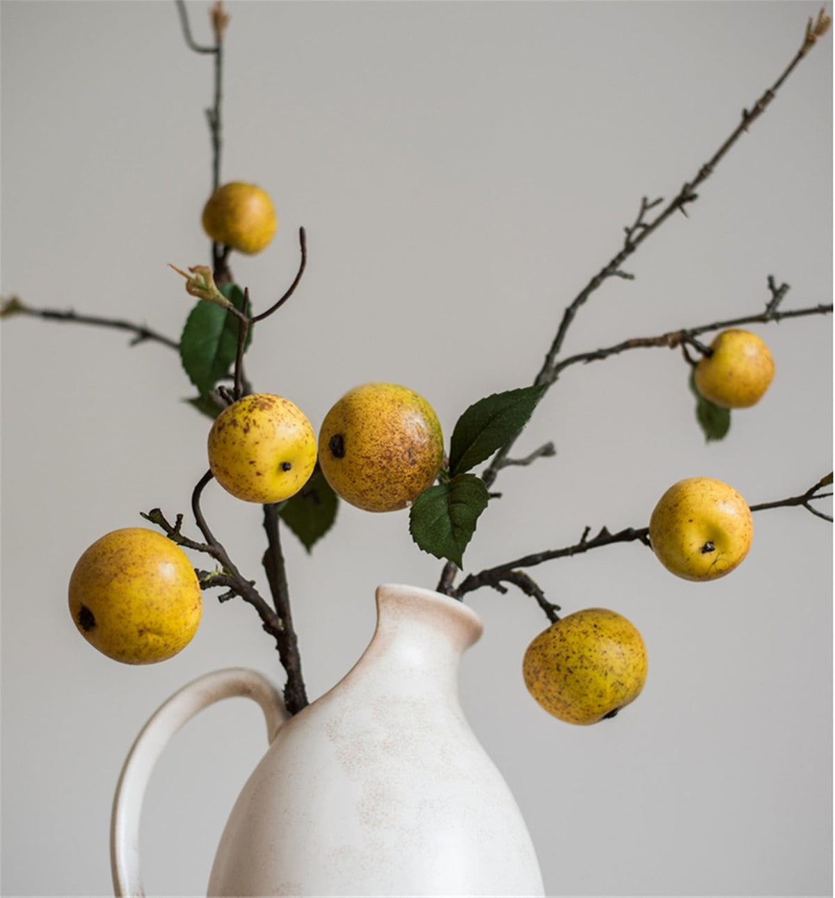 3PCS Artificial Pear Tree Branches Fake Pear Fruit Spur