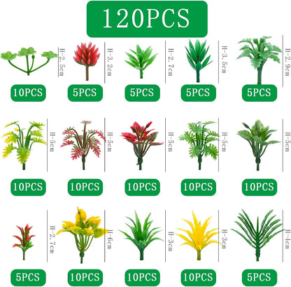 ONEST 8 Pieces Model Cactus Artificial Fake Cacti Stones for Home Decoration Miniature Landscape Landform Diorama Project