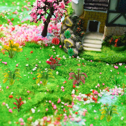 ONEST 8 Pieces Model Cactus Artificial Fake Cacti Stones for Home Decoration Miniature Landscape Landform Diorama Project