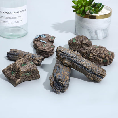 ONEST 8 Pieces Model Cactus Artificial Fake Cacti Stones for Home Decoration Miniature Landscape Landform Diorama Project