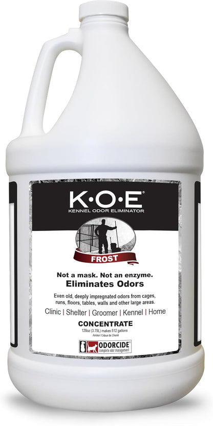 K.O.E. Fresh Scent Odor Eliminator Concentrate – For Strong Odor on Cages, Floor, & More – Non-Enzymatic For Home & Dog Kennel – Home & Pet Supplies (1 Gal)