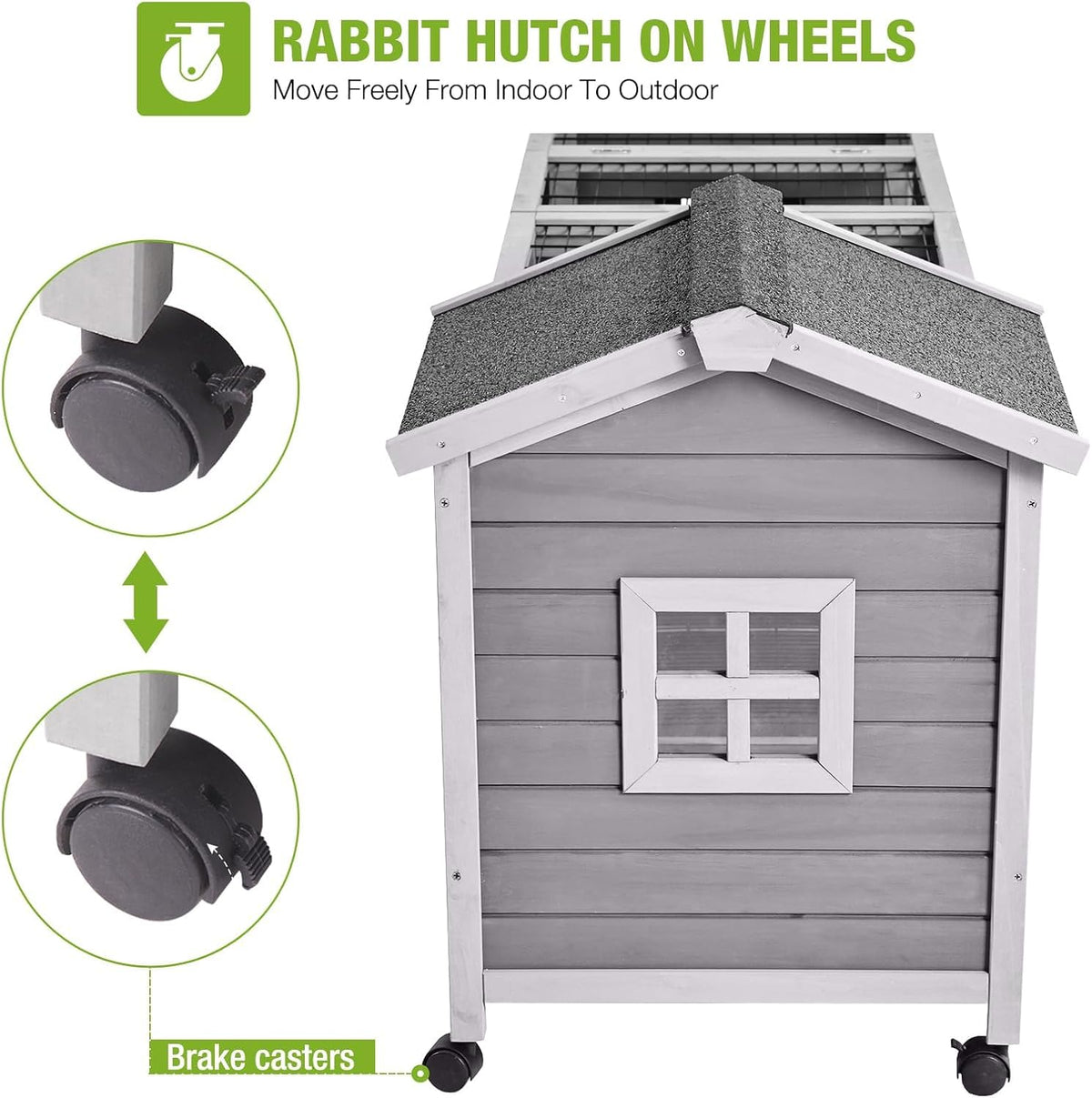 Rabbit Pet Playpen Guinea Pig Cage with Waterproof PVC Bottom Liner, Triple Fixing Cage for Rabbit, Guinea Pigs, Bunny, Hedgehog, Small Animal Indoor Playpen, 48''L x 48''W x 24''H