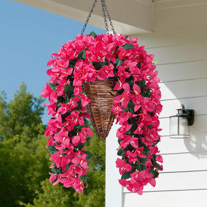 Artificial Bougainvillea Flowers, Long Trailing Vines Fake Flowers