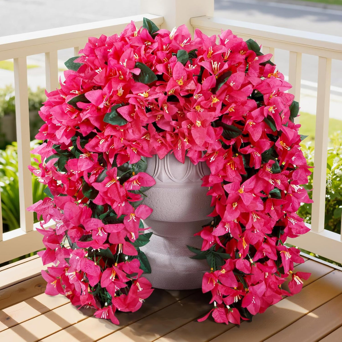 Artificial Bougainvillea Flowers, Long Trailing Vines Fake Flowers