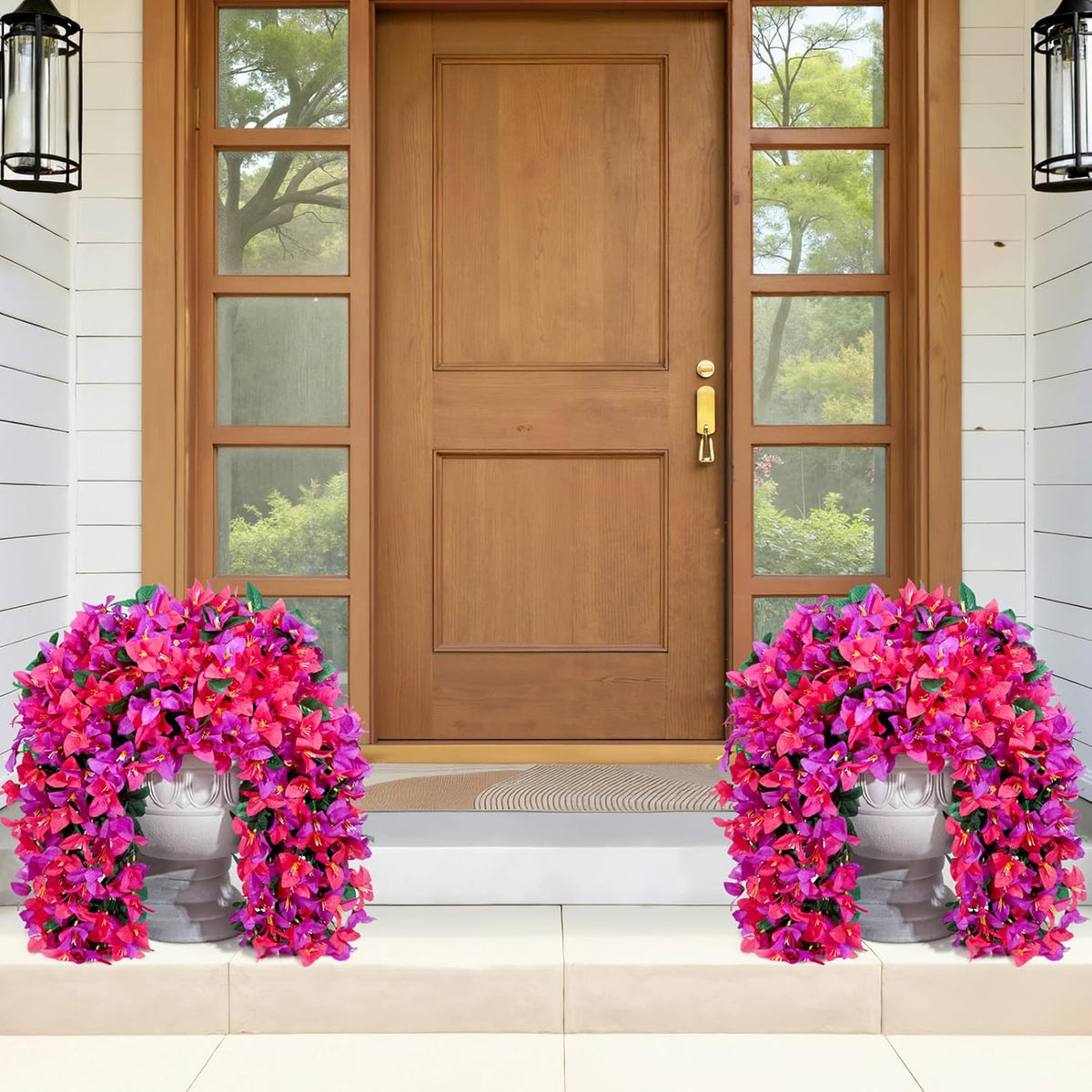 Artificial Bougainvillea Flowers, Long Trailing Vines Fake Flowers