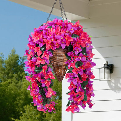 Artificial Bougainvillea Flowers, Long Trailing Vines Fake Flowers