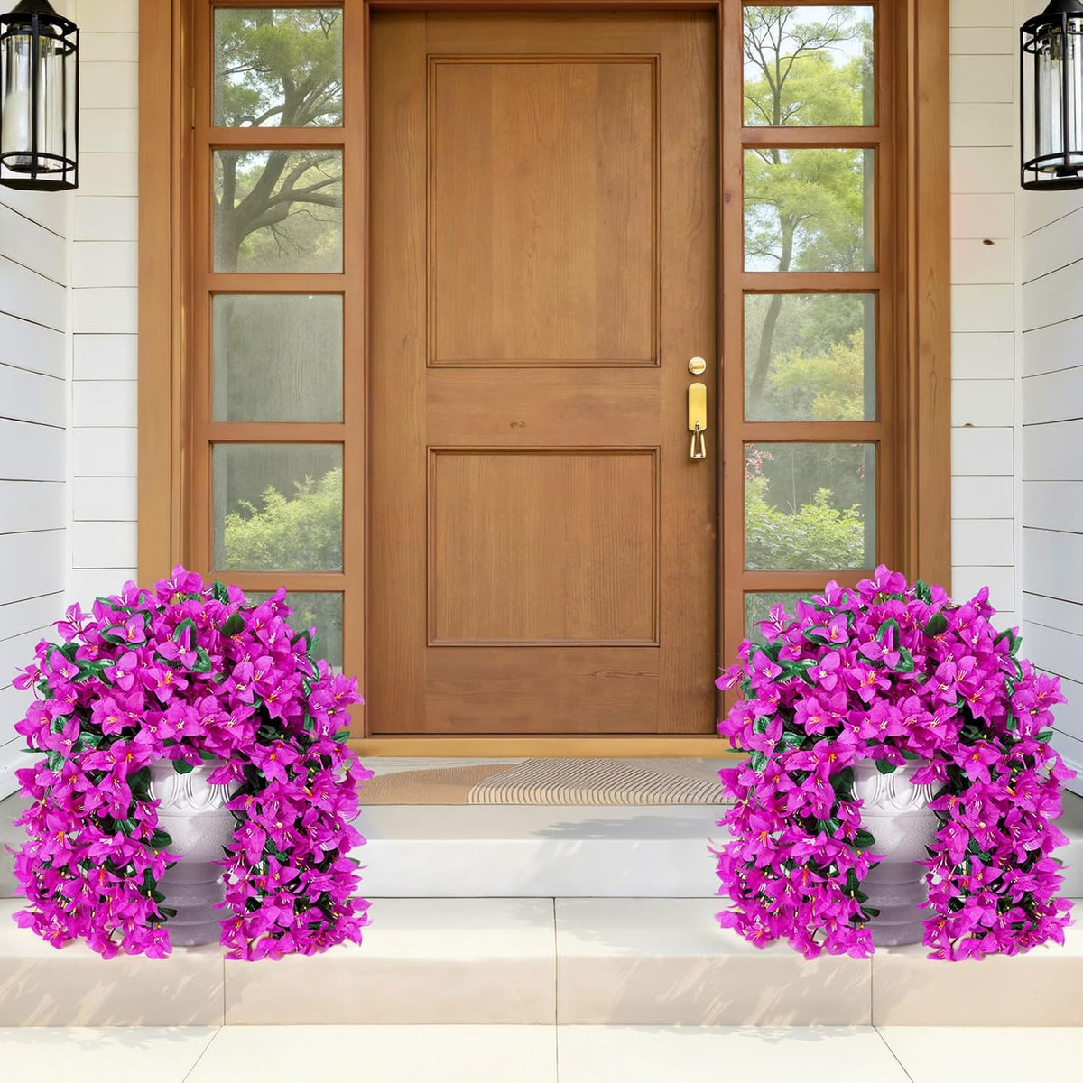 Artificial Bougainvillea Flowers, Long Trailing Vines Fake Flowers
