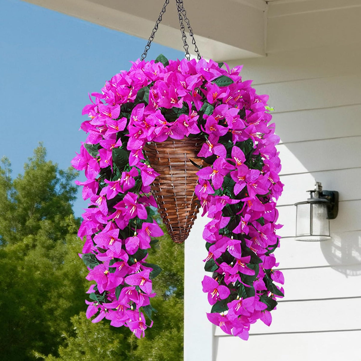 Artificial Bougainvillea Flowers, Long Trailing Vines Fake Flowers