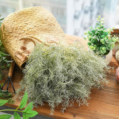 3 Bundles Faux Rosemary Plants Artificial Rosemary Branches Green Fake Plastic Greenery Stems for Home Garden Party Wedding Decoration