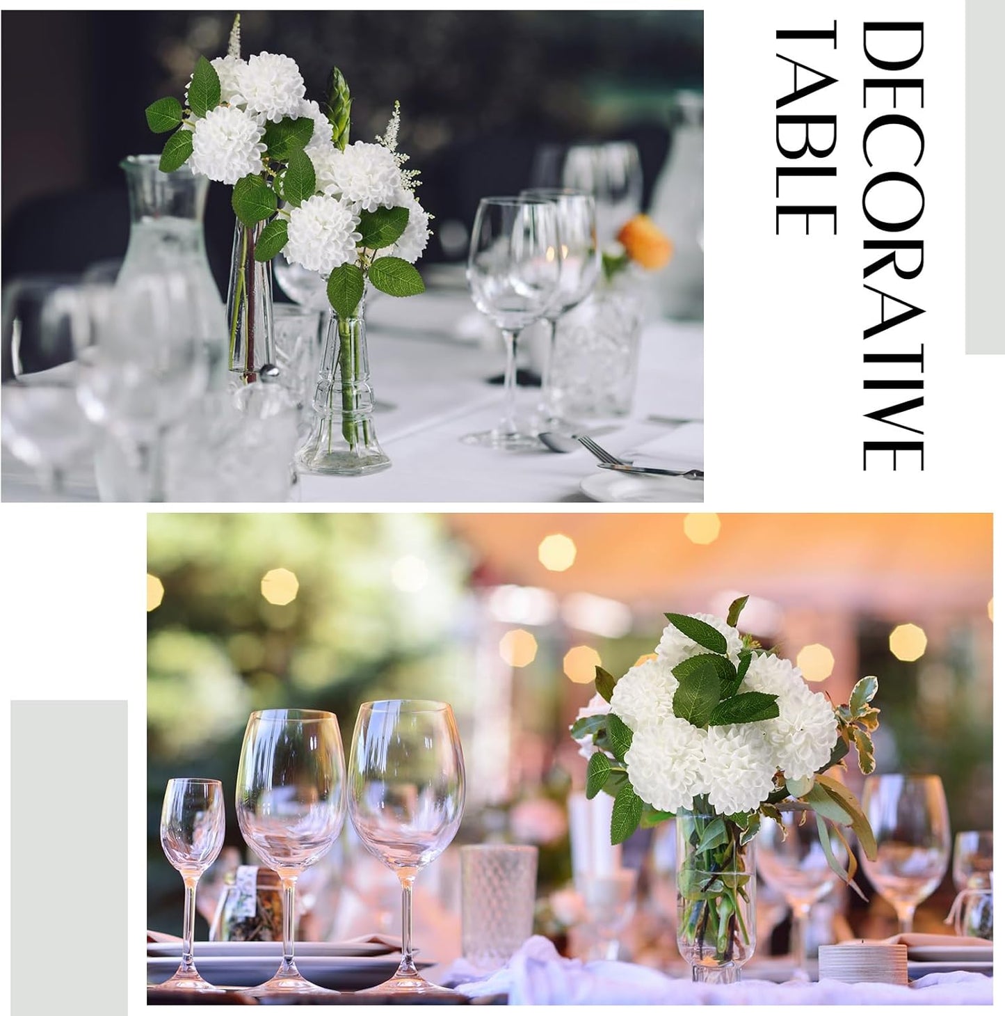 100 Pcs Artificial Dahlia Flowers Bulk Foam Roses Flowers with Stems Floral Arrangements Table Centerpiece for DIY Arrangement Bouquet Wedding Bridal Shower Party Decoration(Champagne)