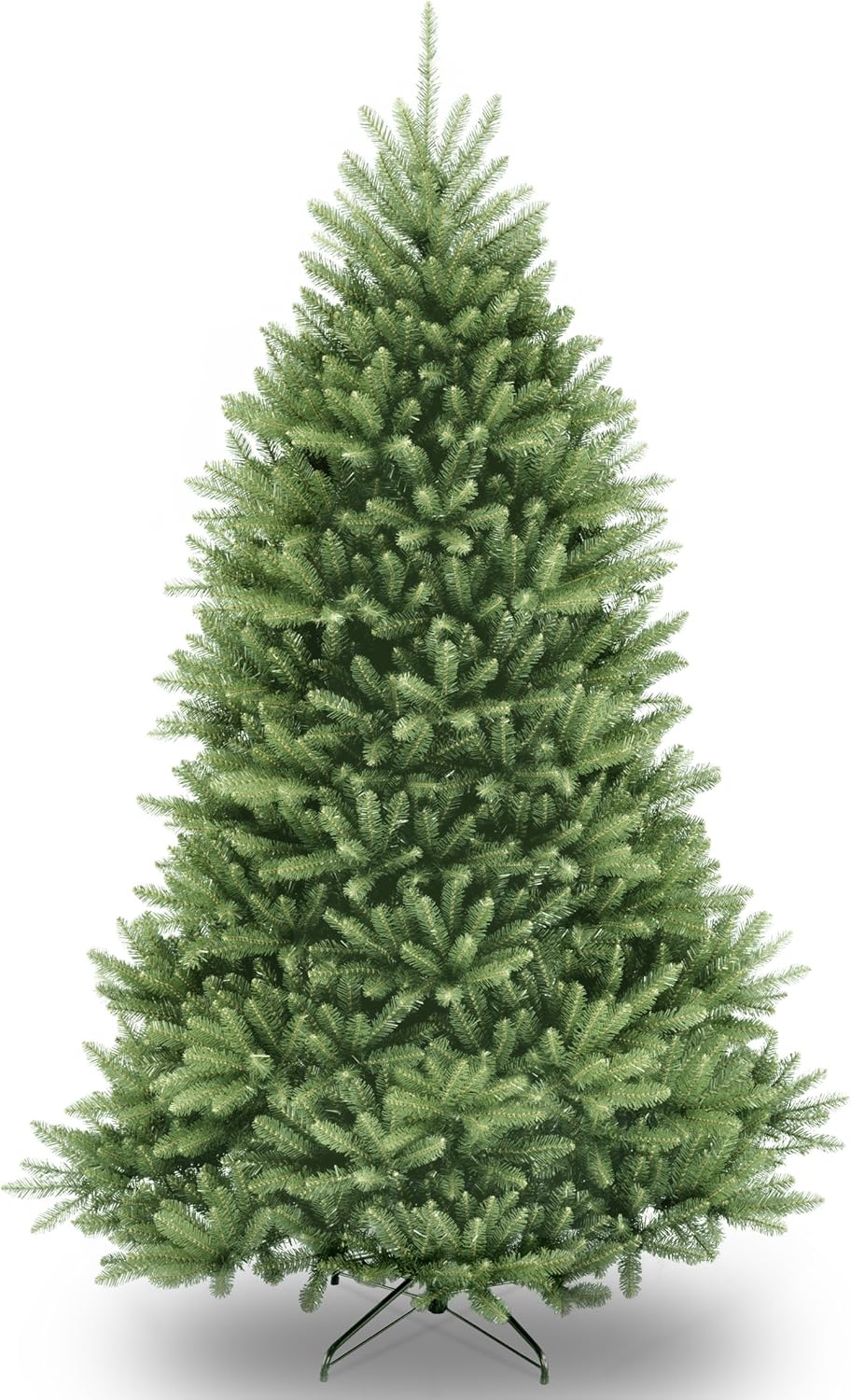6ft Unlit Dunhill Fir Artificial Full Christmas Tree | 1,430 Tips, Includes Stand, Green