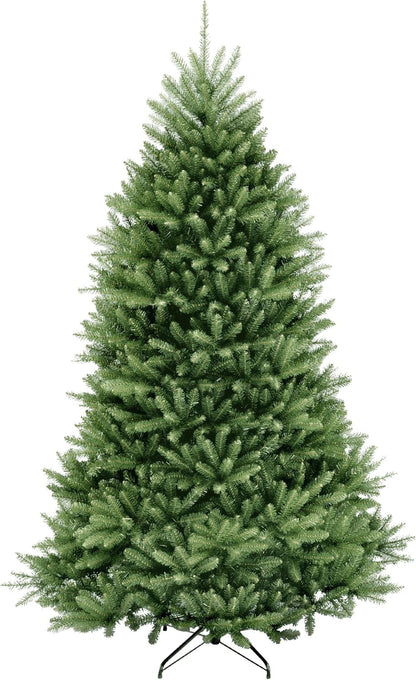 6ft Unlit Dunhill Fir Artificial Full Christmas Tree | 1,430 Tips, Includes Stand, Green