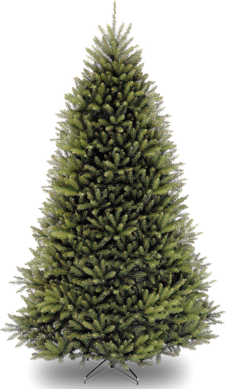 6ft Unlit Dunhill Fir Artificial Full Christmas Tree | 1,430 Tips, Includes Stand, Green