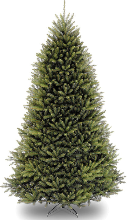 6ft Unlit Dunhill Fir Artificial Full Christmas Tree | 1,430 Tips, Includes Stand, Green