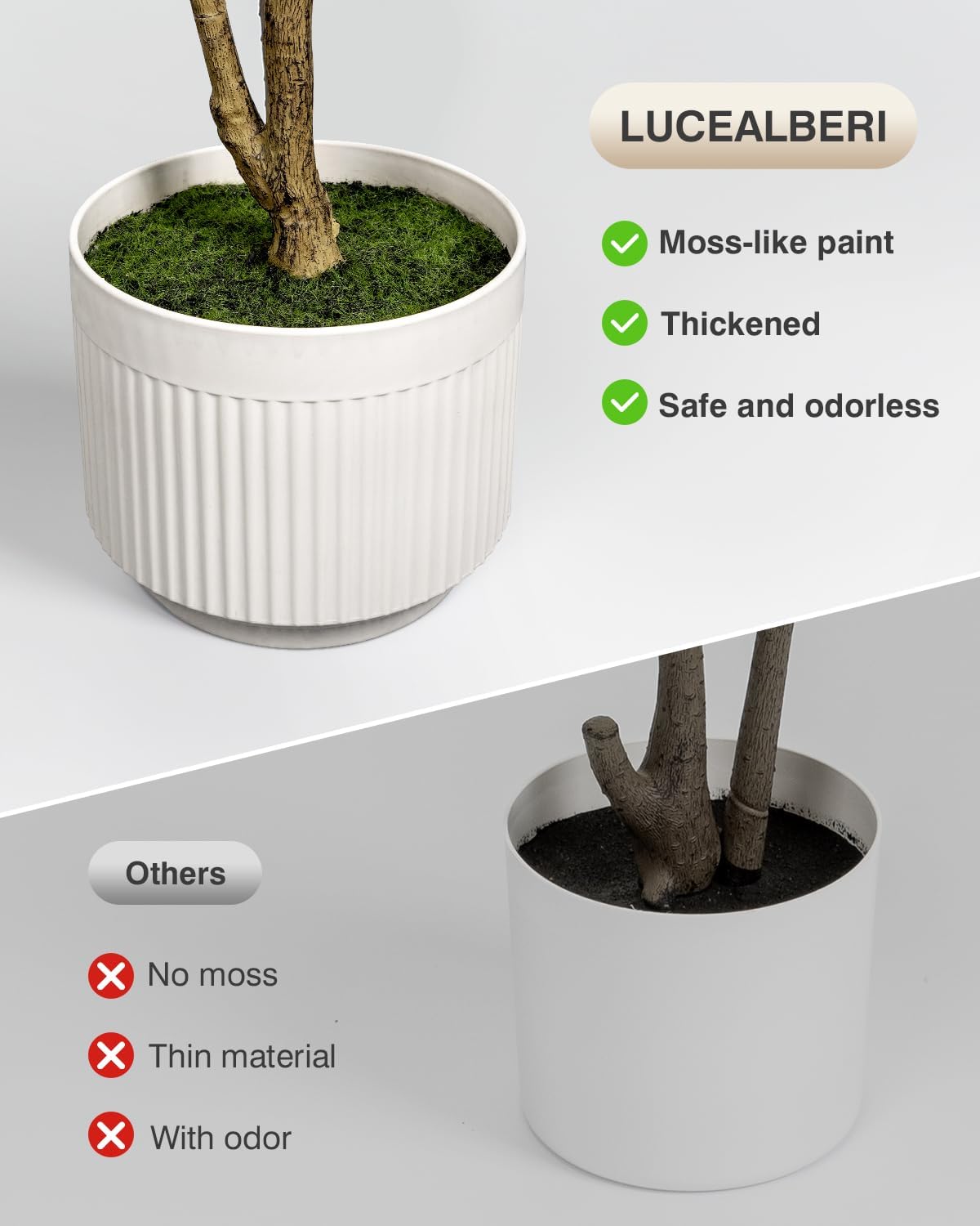 6FT Artificial Olive Tree - Indoor Tall Faux Olive Trees with Planter&Basket, Large Fake Olive Silk Tree Realistic Olive Plants with Branches and Fruits for Home Decor Office Living Room