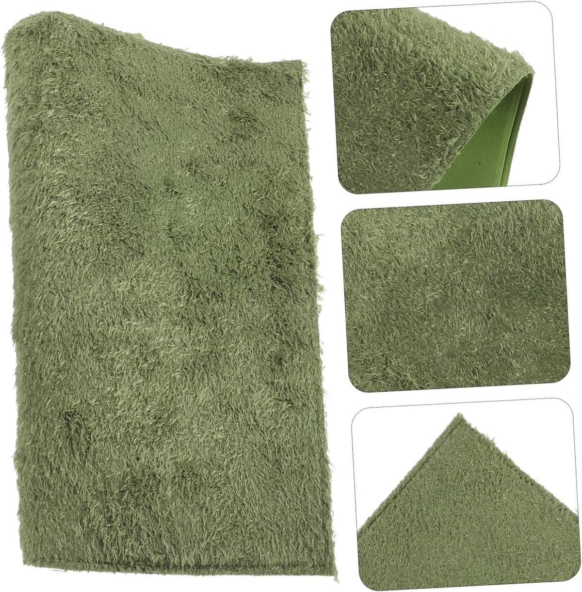 Reptile Mat Lifelike Fake Lawn Carpet for Terrarium Tortoise Bedding and Accessory Reptile Supplies Artificial Grass for Snakes Lizards and Frogs