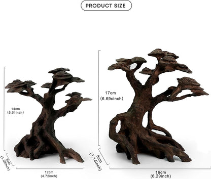 Driftwood for Aquarium Resin Model pH Neutral Aquarium Rocks for Aquascaping,Hardscape