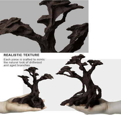 Driftwood for Aquarium Resin Model pH Neutral Aquarium Rocks for Aquascaping,Hardscape