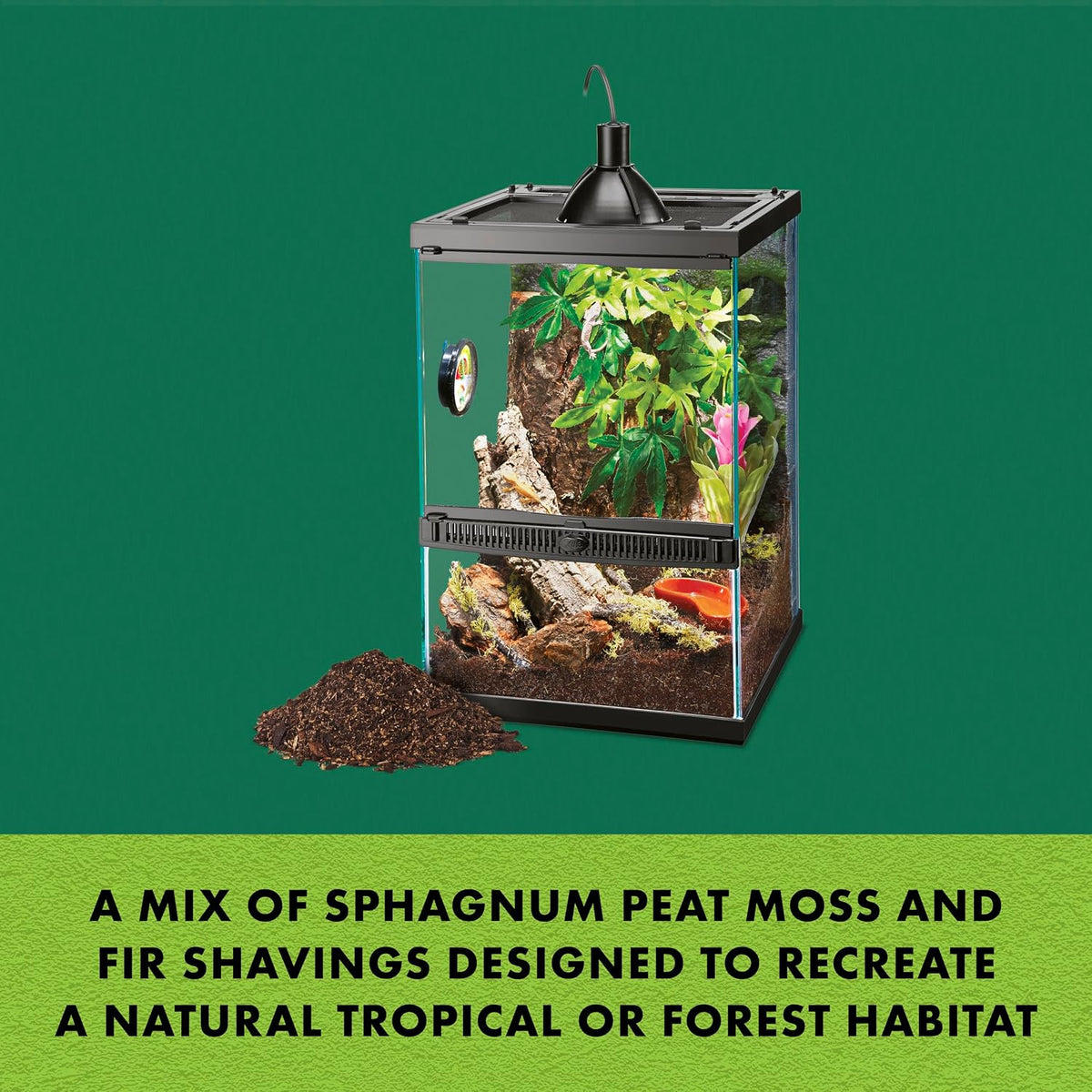 Jungle Mix Terrarium Substrate Bedding, 8 Quart