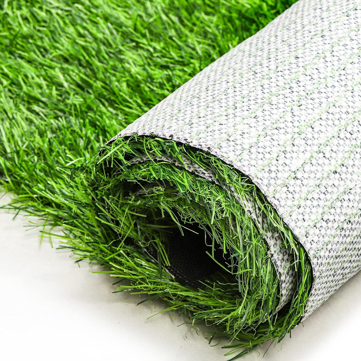 Green Artificial Grass Rug Grass Carpet Rug, 3.2' x 6.5' Realistic Fake Grass Deluxe Turf Synthetic Turf Thick Lawn Pet Turf, Indoor/Outdoor Area Rug