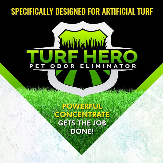 Pet Odor Eliminator For Artificial Turf | Powerful Bio-Enzymatic Formula Targets the Most Offensive Odors On All Surfaces | 1 Gallon