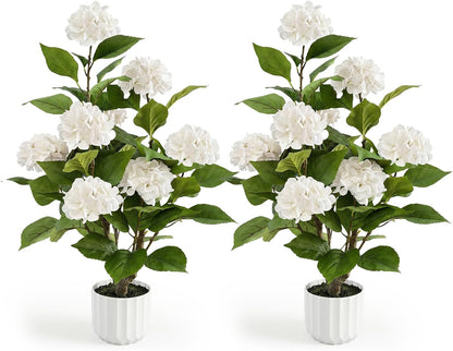 3FT Artificial Bougainvillea Tree with Lush Pink Flowers, Faux Potted Fake Plant, UV Resistant Artificial Tree for Indoor Outdoor Home Decor, Living Room, Office, Patio, Porch