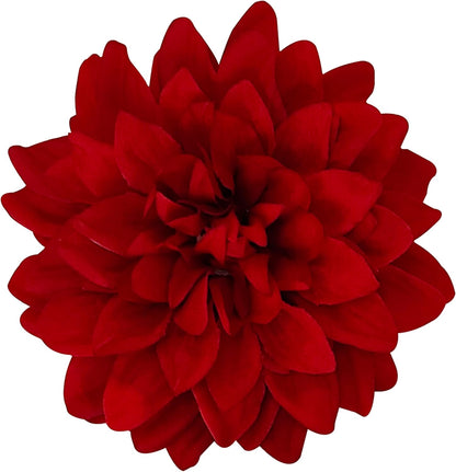 5''Silk Light Pink Dahlia Artificial Flowers Bulk, 30 Pcs Fake Dahlias Flowers Heads for Craft, Large Flower Heads Faux Flowers for Wedding Party, Home Office, Hat, Wall Decoration (30, light pink)