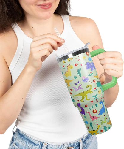 30 oz Stainless Steel Tumbler with lid and Straw,Yellow CoffeeTravel Mug Cup Water Botter, Lemon Gifts for Lemon Lovers - Colors A